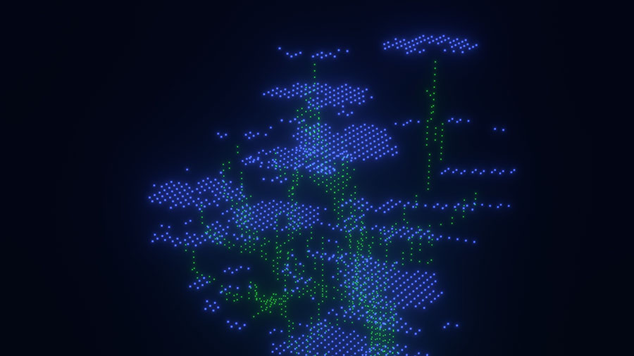 Pixel Grid Holograms