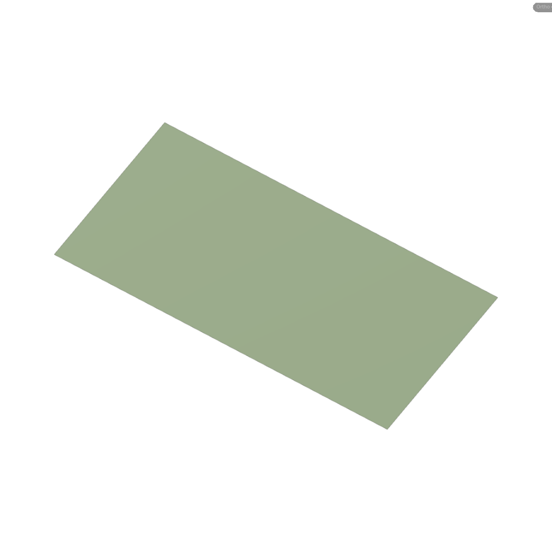 Flat colored source block polygon before Parcel subdivision
