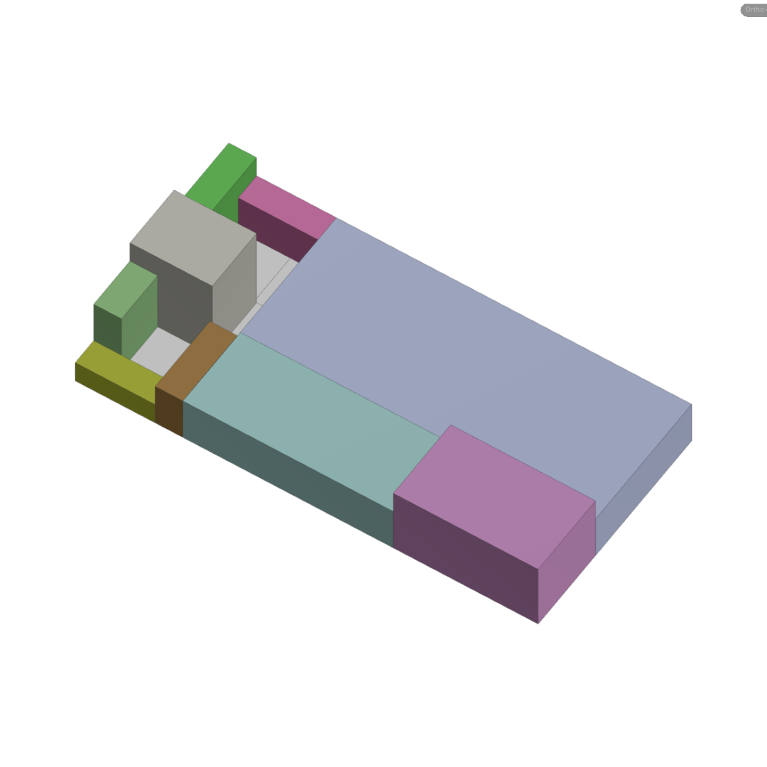 Parcel recipe using Divide, Peel, Peel, and Divide to create a graded lot field