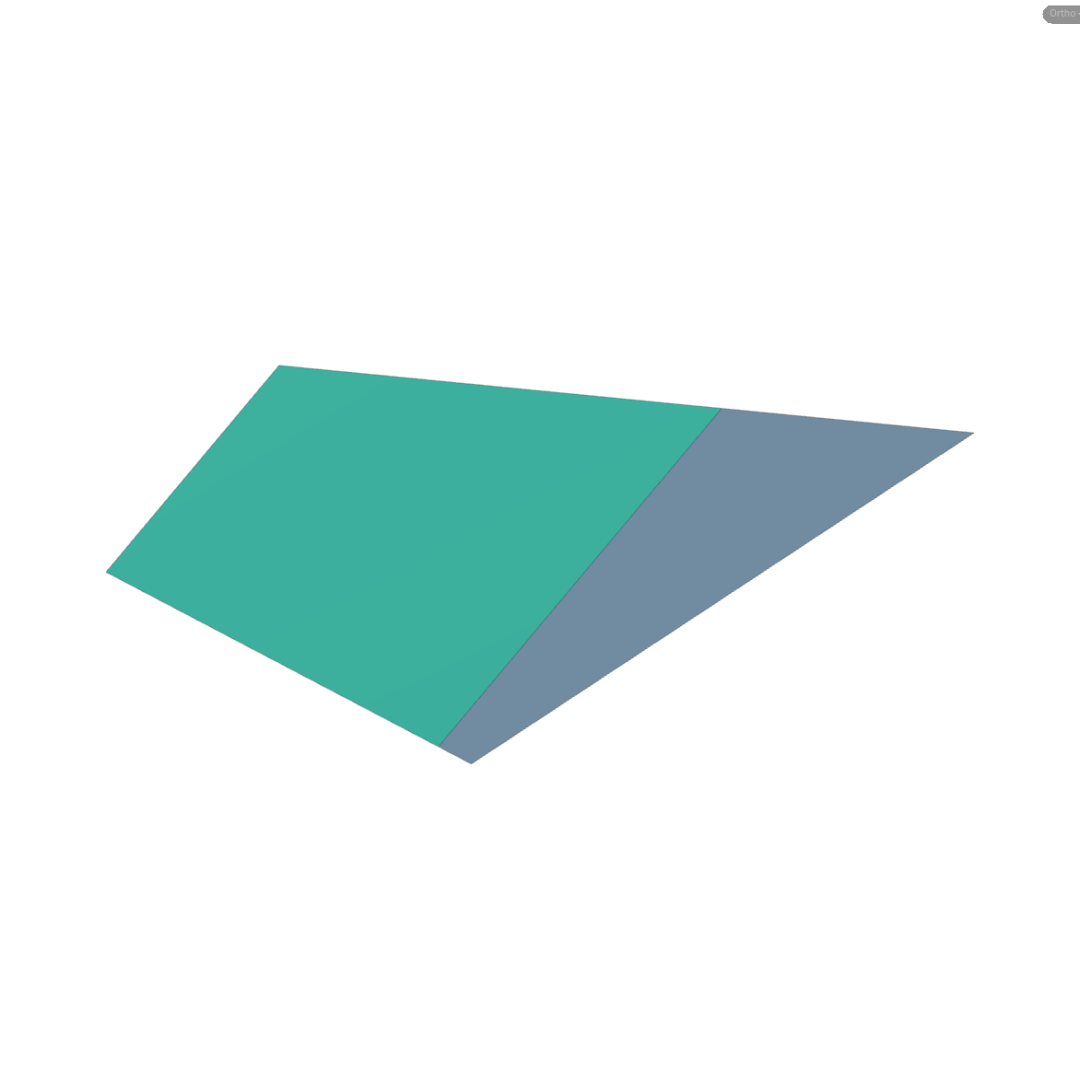 Scribe Bisect mode cutting the same colored polygon with a broad one-off split
